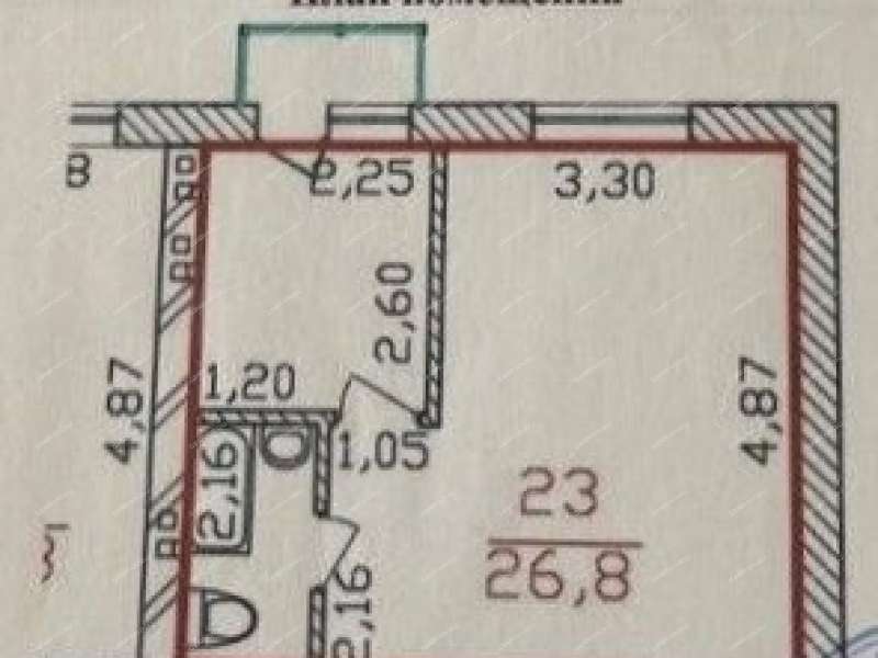 однокомнатная квартира на Волжской улице дом 8 город Заволжье