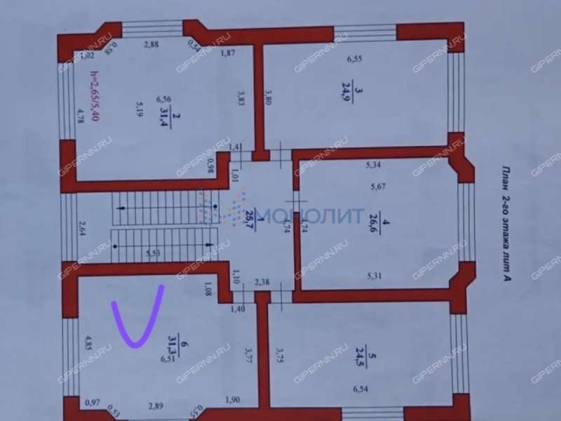 однокомнатная квартира на улице Верхнепечёрская дом 57а