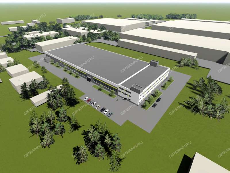 здание под производственную площадь на 