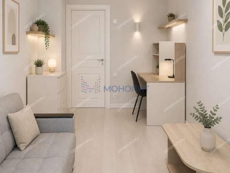 двухкомнатная квартира на улице Космонавта Комарова дом 17