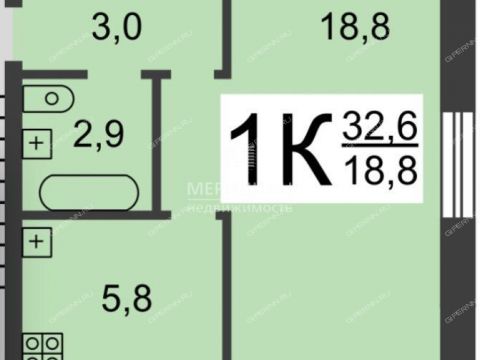 1-komnatnaya-ul-krylova-d-2 фото