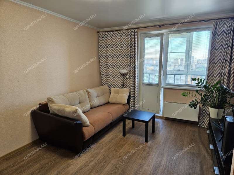 однокомнатная квартира на Бурнаковской улице дом 93