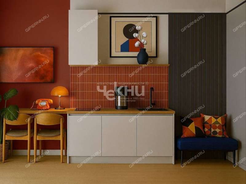 однокомнатная квартира на Алексеевской улице дом 24/27