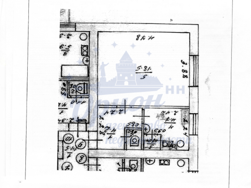 однокомнатная квартира на Моховой улице дом 8