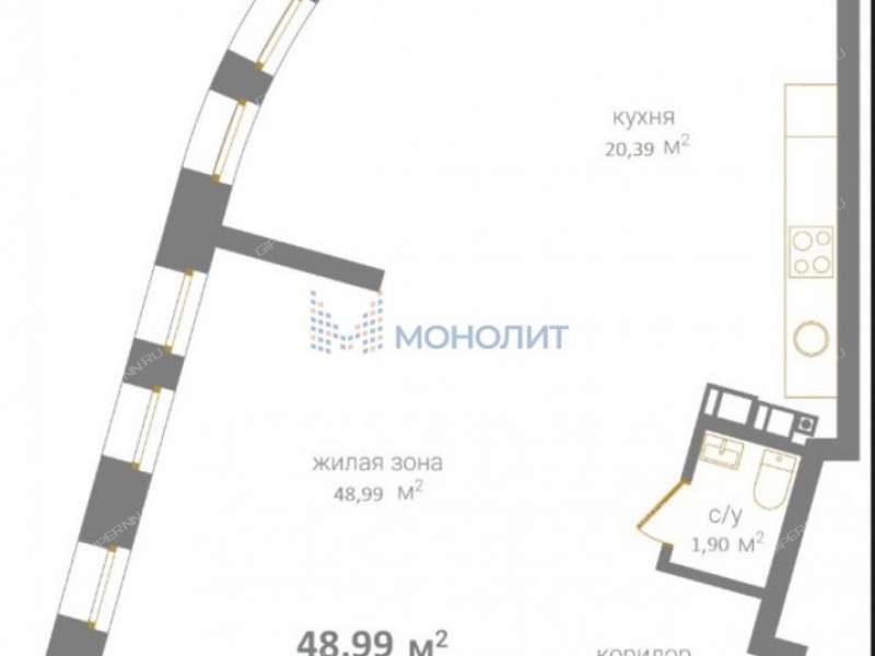 двухкомнатная квартира на Дальней улице