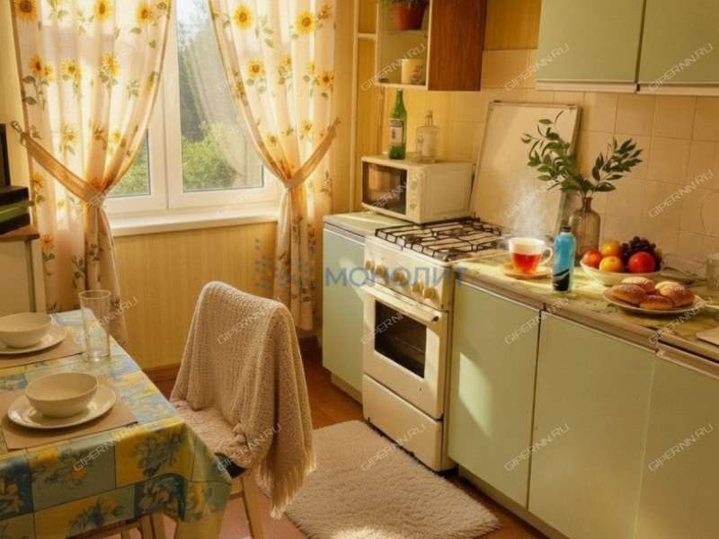 трёхкомнатная квартира на бульваре Космонавтов дом 1/77 город Дзержинск