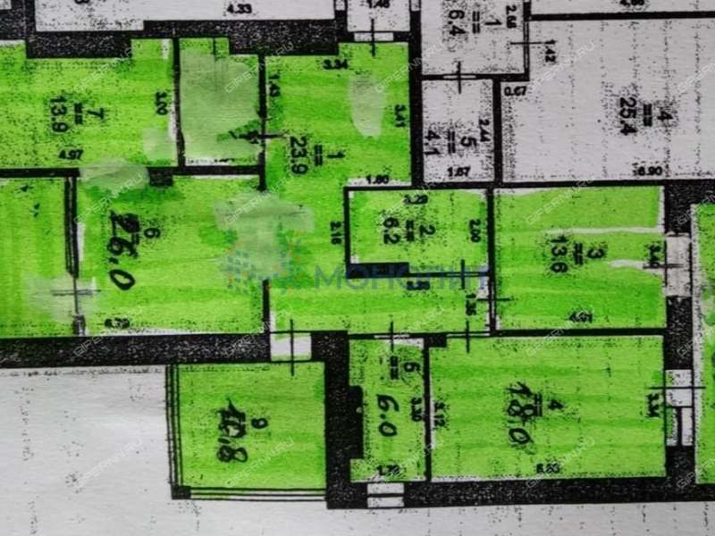 трёхкомнатная квартира в Высоковском проезде дом 24