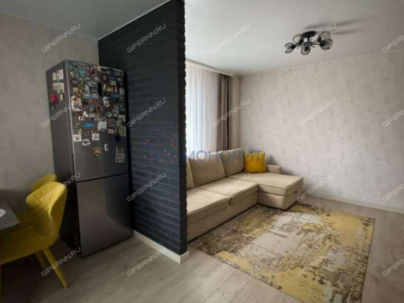 двухкомнатная квартира на улице Надежды Сусловой дом 22Б