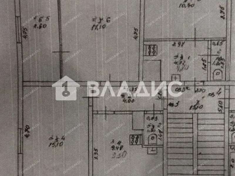 трёхкомнатная квартира на Партизанской улице дом 2