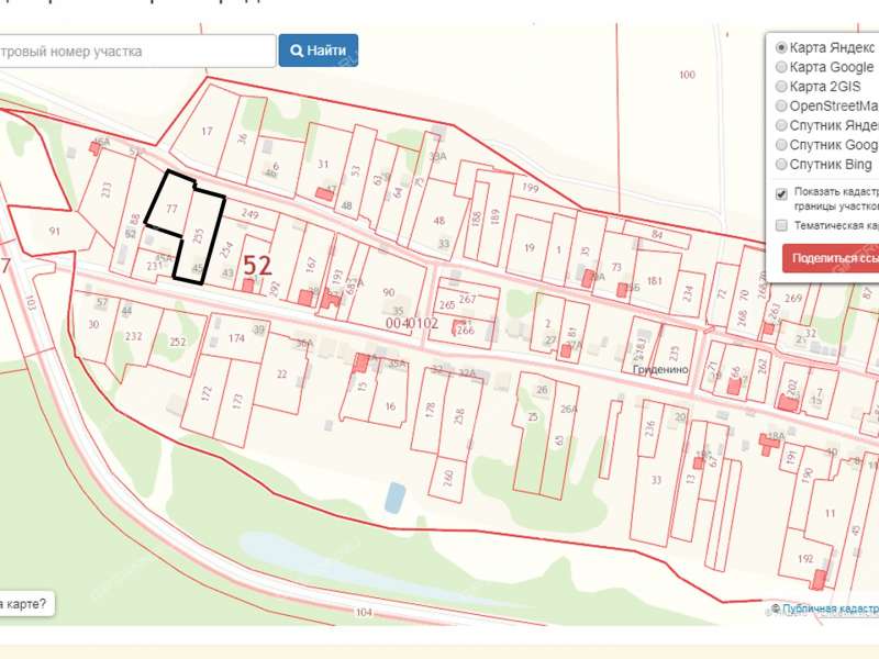 Публичная кадастровая карта балахнинского района нижегородской области