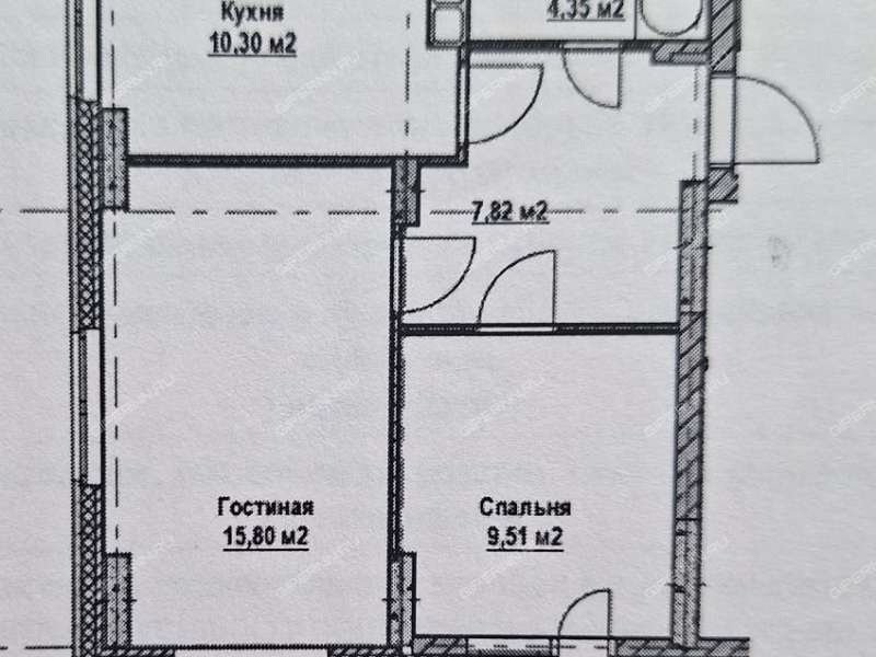 двухкомнатная квартира на Русская ул дом 18 Анкудиновка