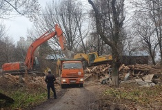 Первый дом снесли для комплексной застройки на Генкиной в Нижнем Новгороде