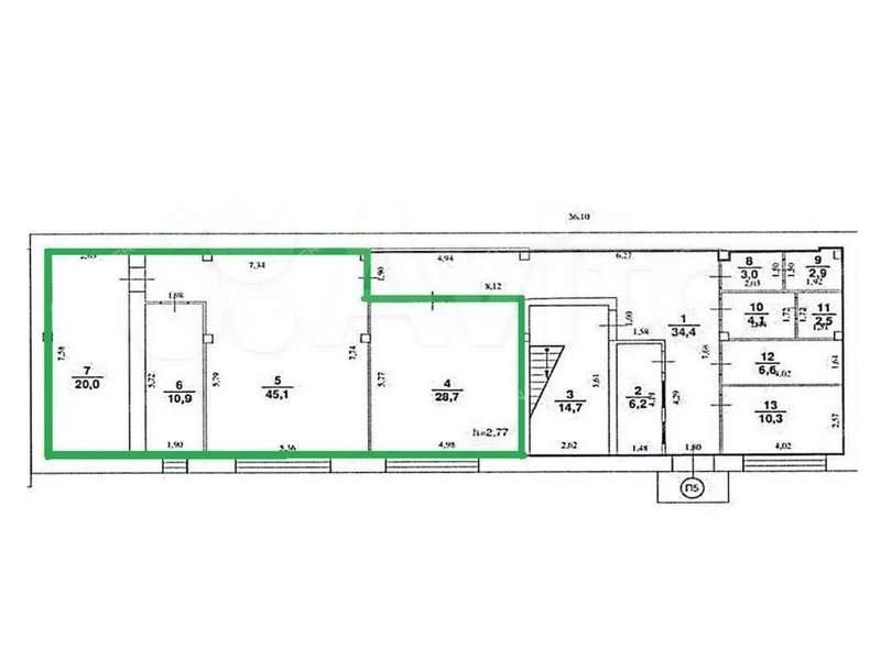 помещение под офис на Нижне-Волжской набережной