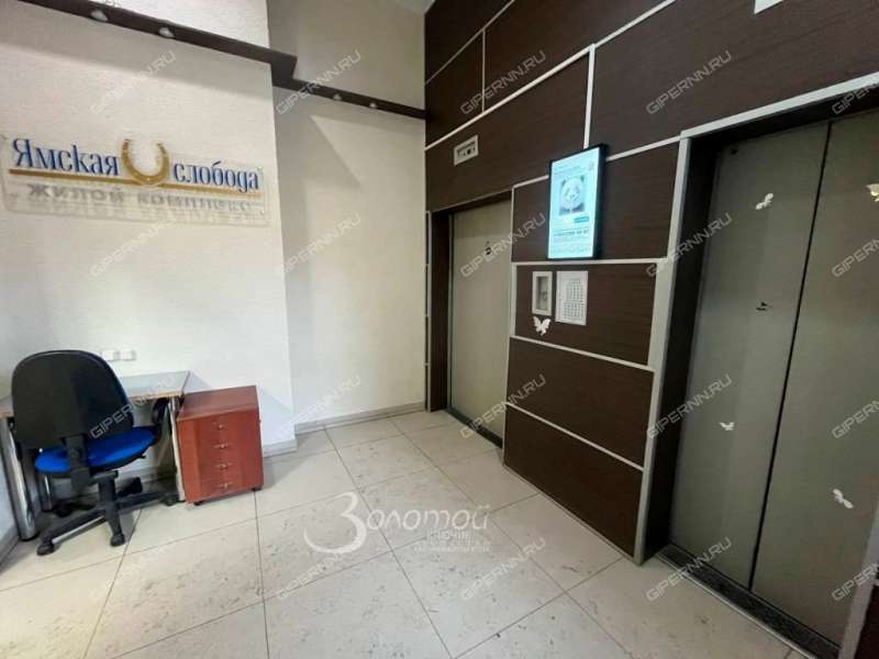 двухкомнатная квартира на Малой Ямской улице дом 65 к4