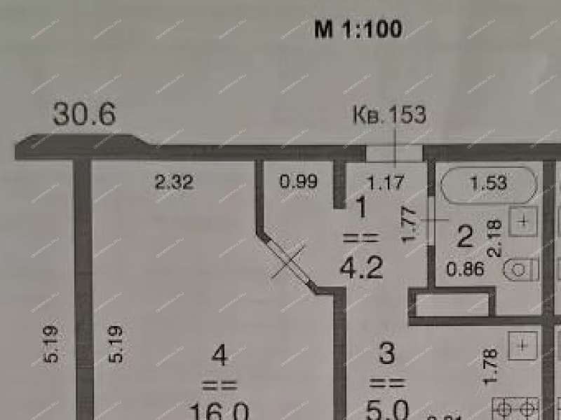 однокомнатная квартира на улице Спутника дом 26