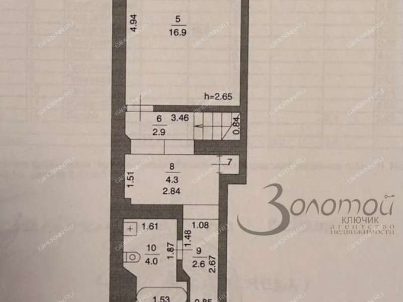 трёхкомнатная квартира в Плотничном переулке дом 17