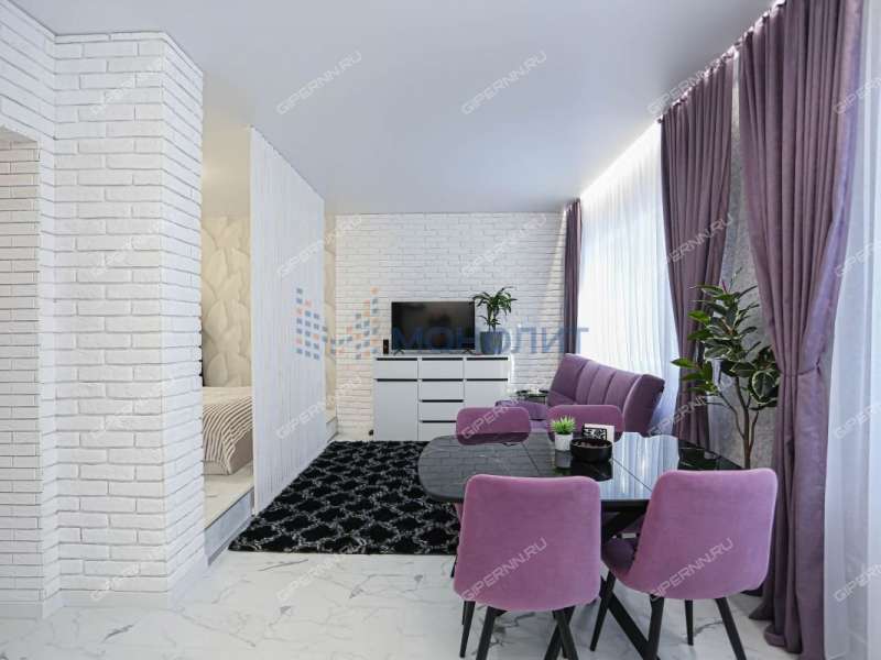 однокомнатная квартира на Деловой улице дом 22