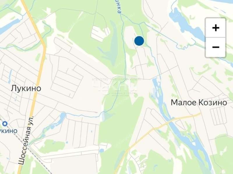 земельный участок 12,7 сотки улица Октября рабочий посёлок Малое Козино