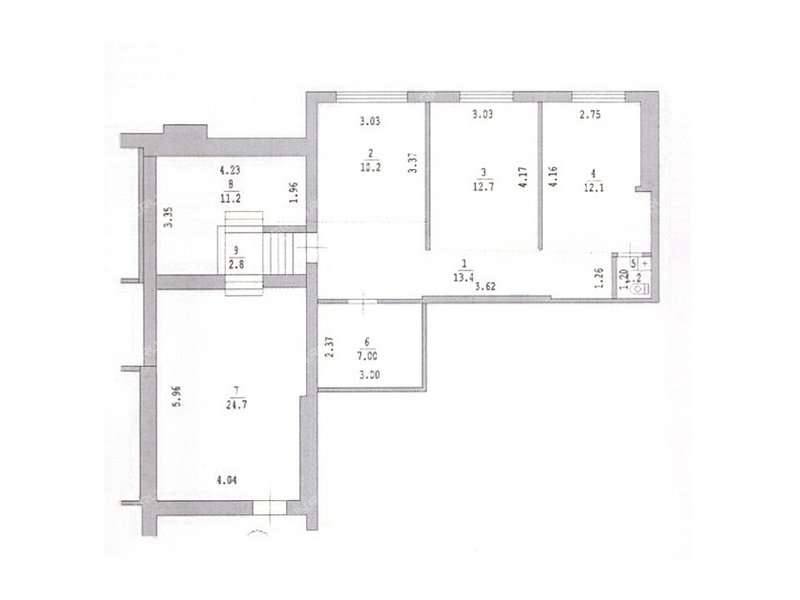 помещение под торговую площадь на улице Сергея Есенина