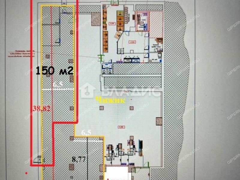 помещение под торговую площадь на Молодёжной улице город Дзержинск