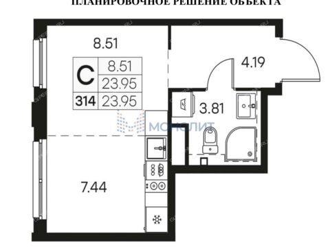 kvartira-studiya-ul-vorotynskaya-2 фото