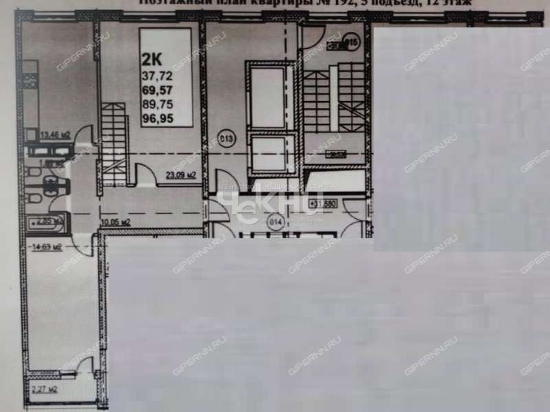 двухкомнатная квартира на улице Максима Горького дом 73