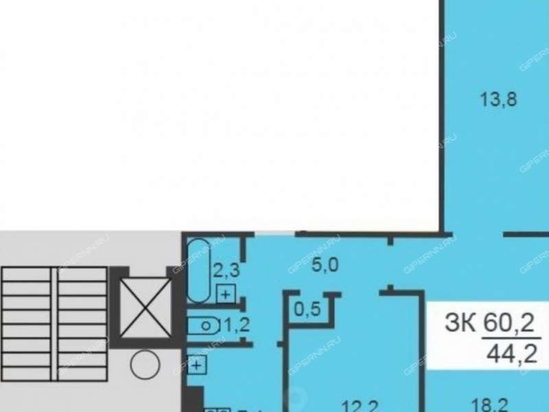 трёхкомнатная квартира на улице Тимирязева дом 1