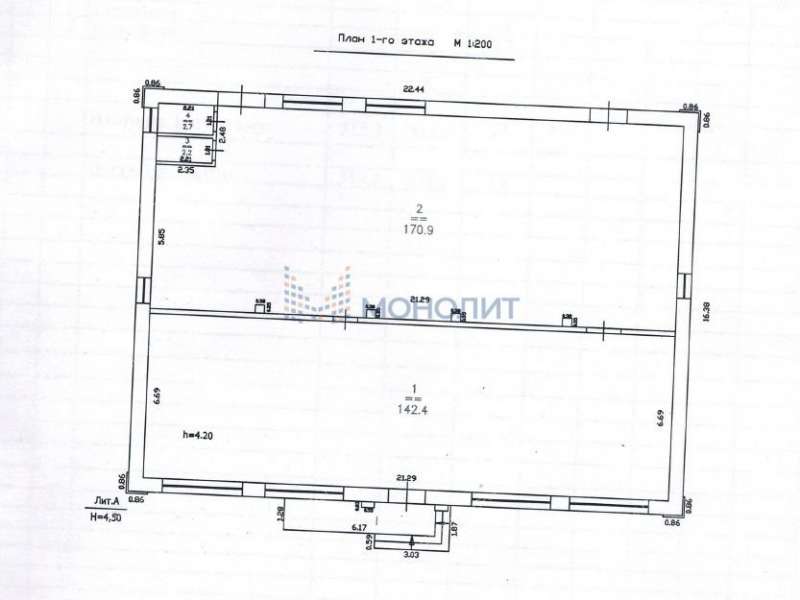 здание под торговую площадь, недвижимость под общепит в 2-м микрорайоне город Бор
